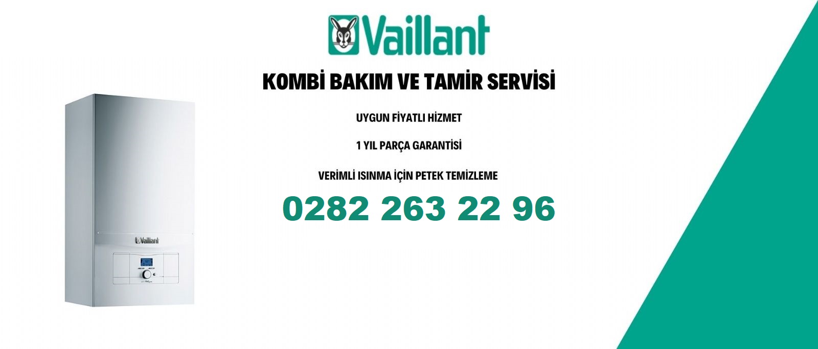 Süleymanpaşa Vaillant Kombi Servisi 0282 263 22 96